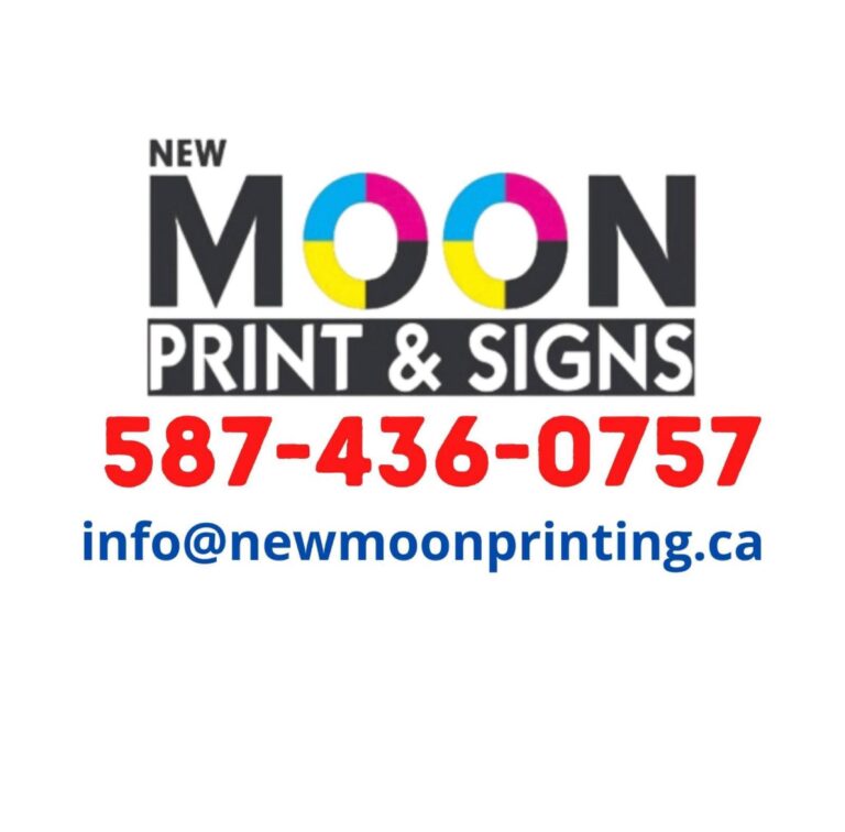 Moon Print and Sign